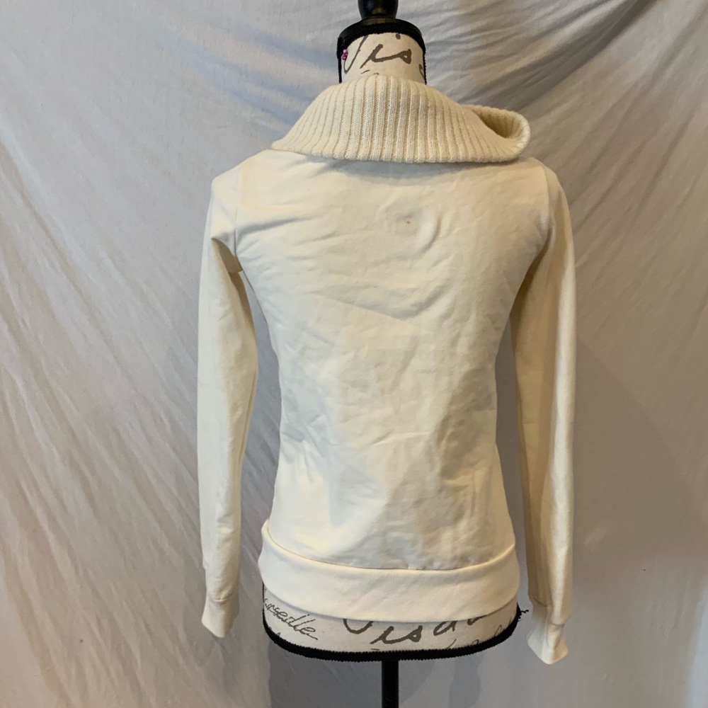 Euc-Element Cream Colored Zip Up Jacket - image 5